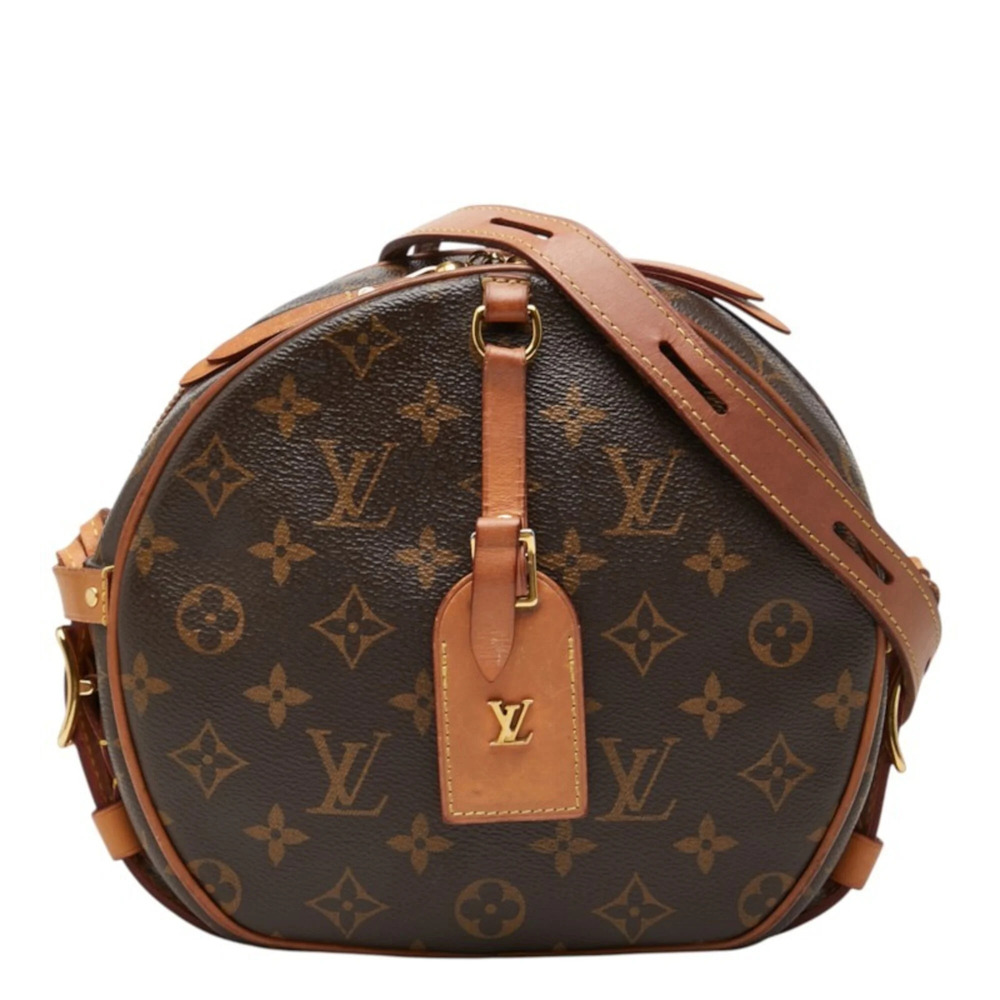 Louis Vuitton Monogram Boite Chapeau Souple Crossbody Shoulder Bag M52294 Bro...